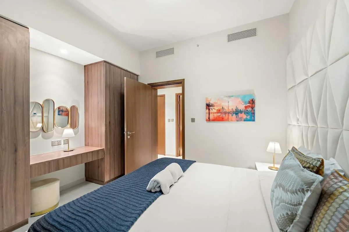 Lägenhet First Class 2Br Sun, Views & Serenity Dubai Förenade Arabemiraten